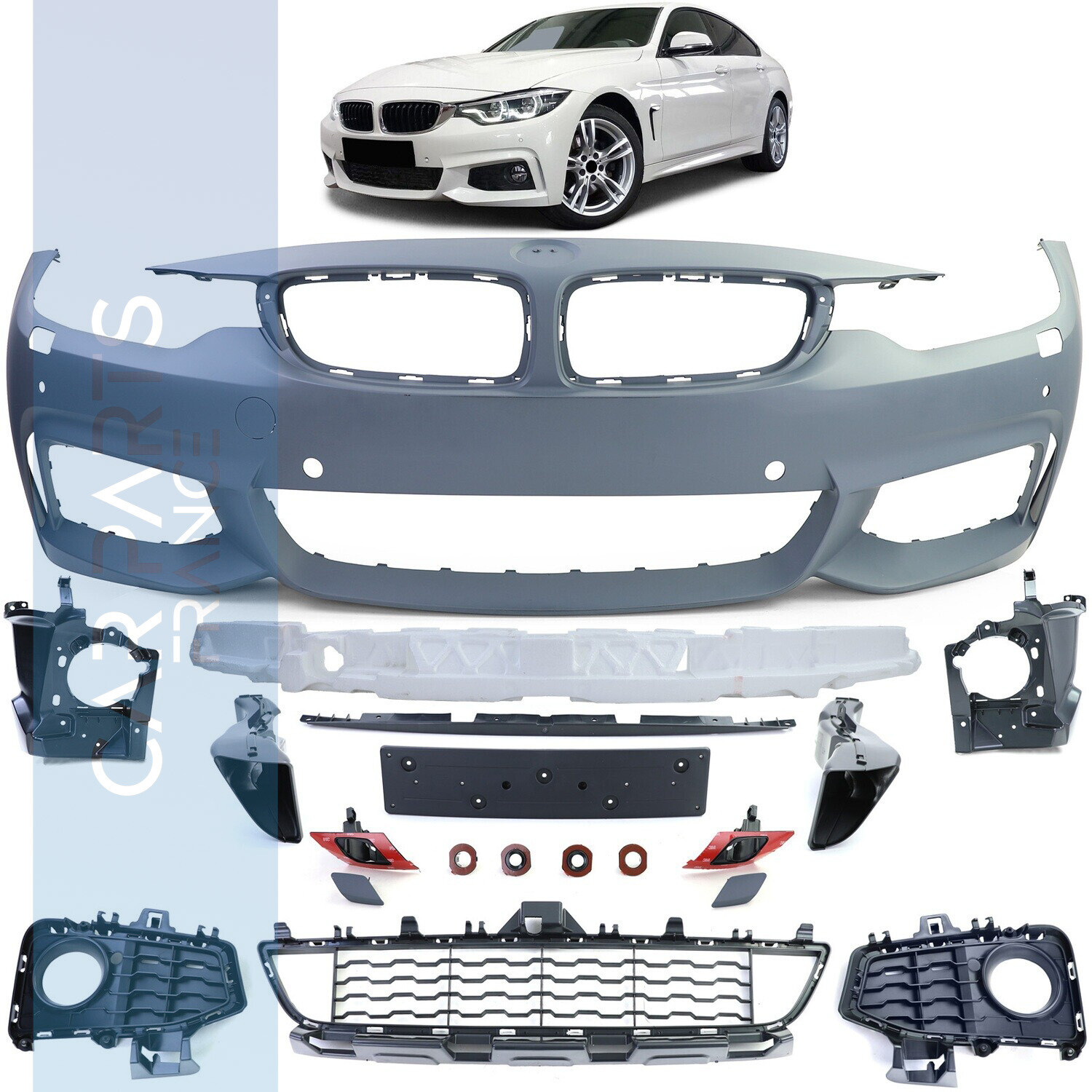 Pare-chocs avant BMW Série 4 F32 F33 F36 Pack M 2013-2017