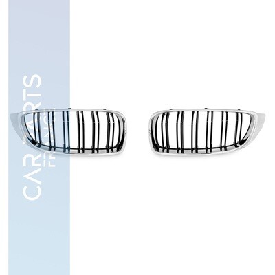 Calandre / Grille double lame pour BMW Série 4 F32 F33 F36 chrome