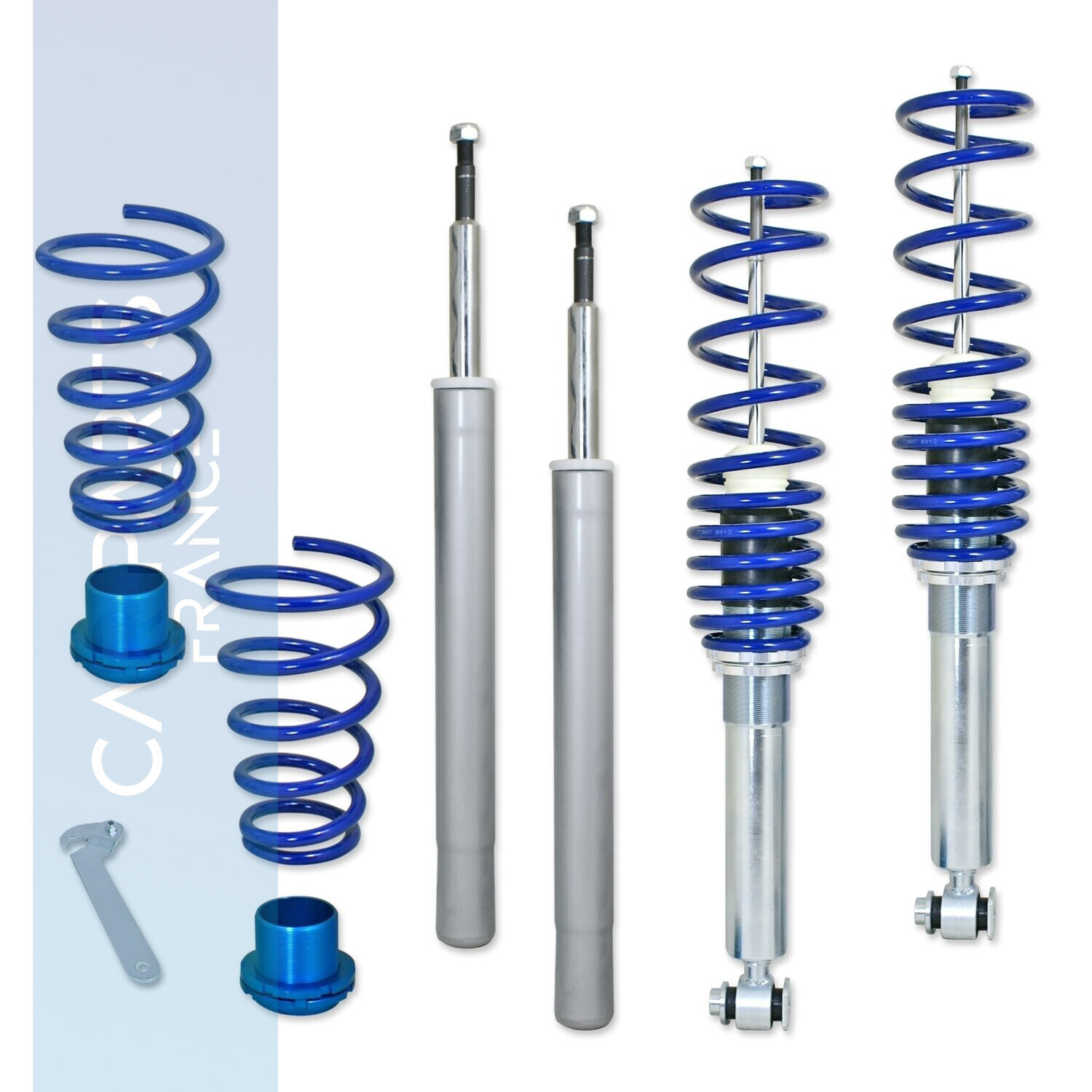 Combinés filetés / Coilovers BlueLine pour BMW Série 5 E34 Berline Limousine 1990-1995 /  525i 530i 540i 524TD TDS 530D