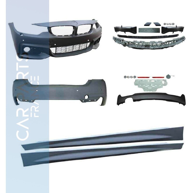 Bodykit / Pare choc avant Look Pack M Performance pour BMW Série 4 F36 à partir de 2014   M-Tech