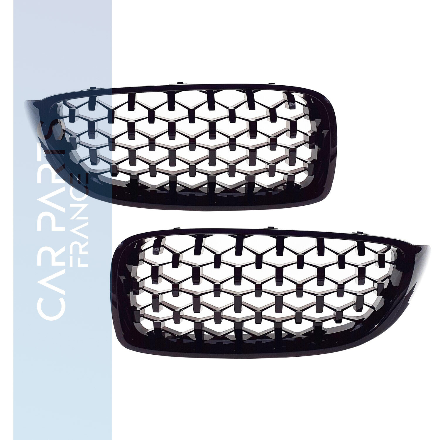 Calandre / Grille diamant pour BMW Série 4 F32 F33 F36 noir brillant