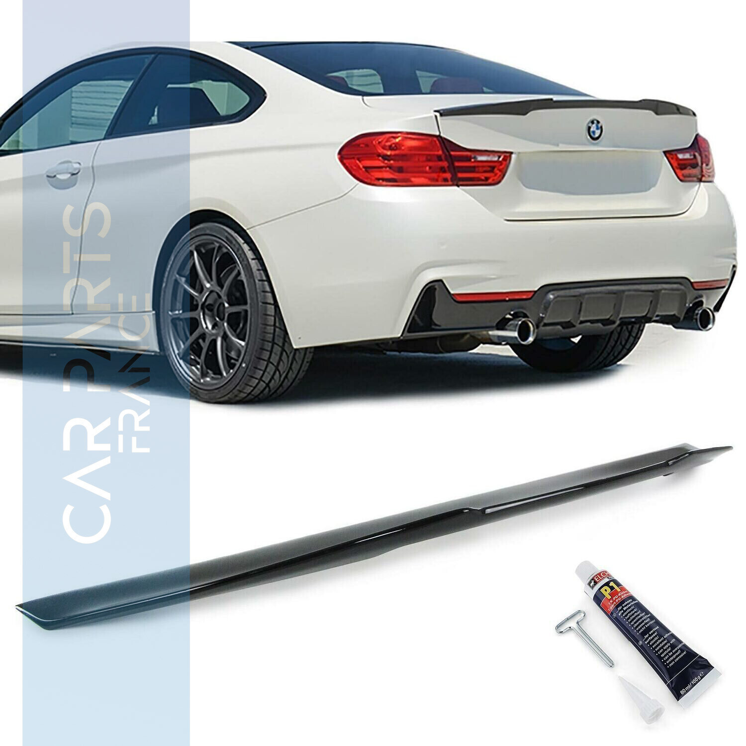 Becquet arrière en véritable carbone pour BMW Série 4 M4 F82 look M4 Competition