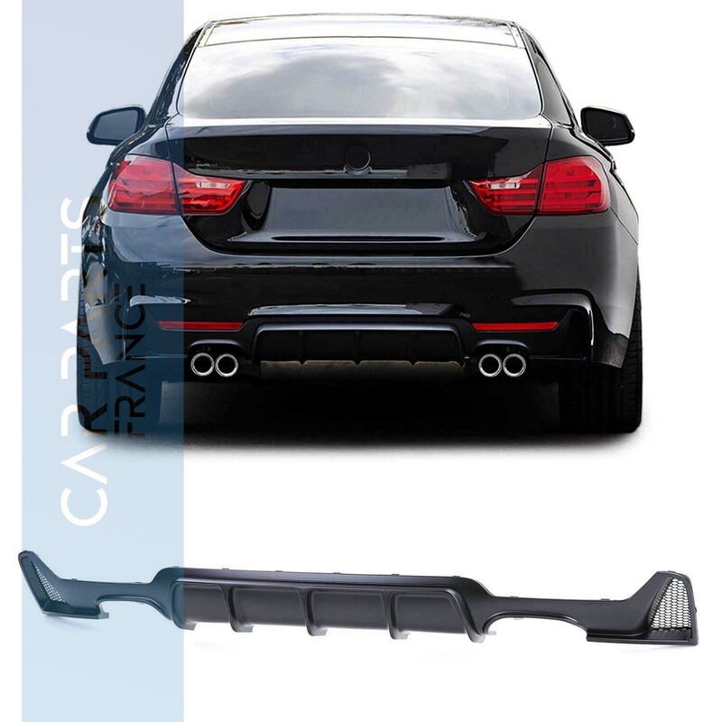 Diffuseur de pare-chocs arrière pour BMW Série 4 F32 F36 look Performance