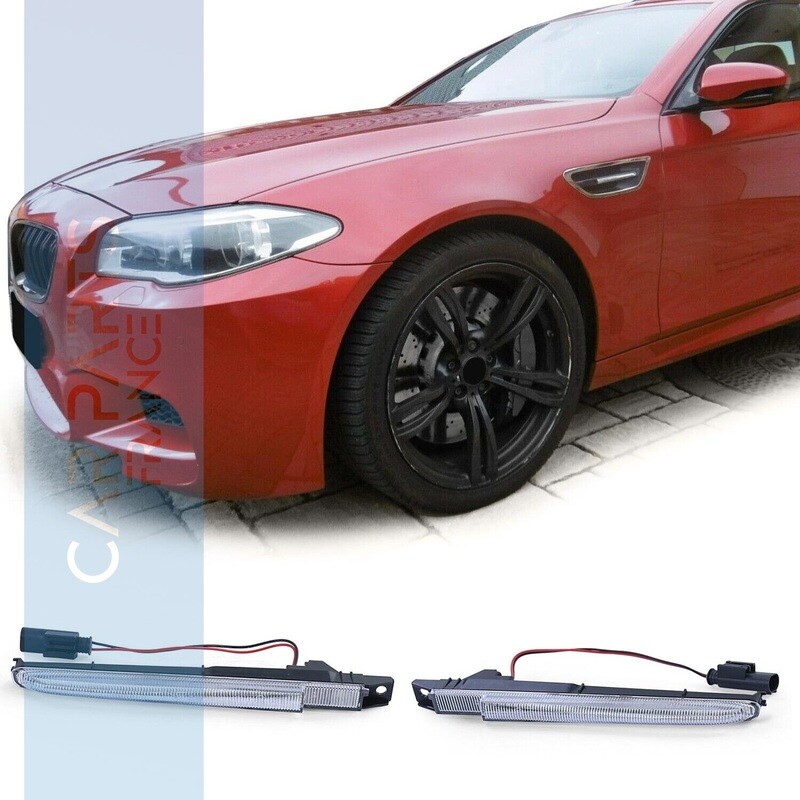 Clignotants latéraux LED blanc pour BMW Série 1 M Coupé E82 M5 F10 X5M E70 X6M E71
