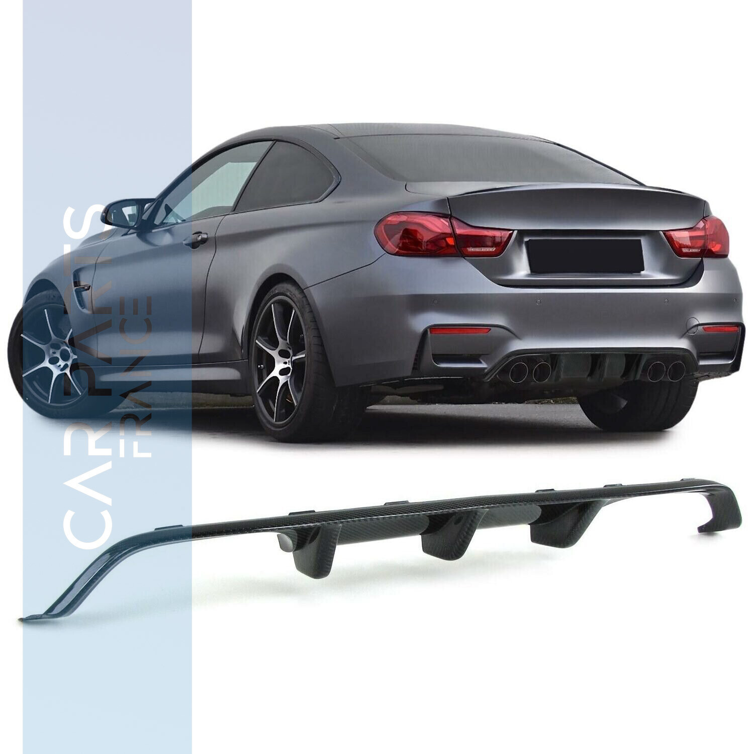 Diffuseur de pare-choc arrière en véritable Carbone pour BMW M3 F80 M4 F82 F83 look Performance