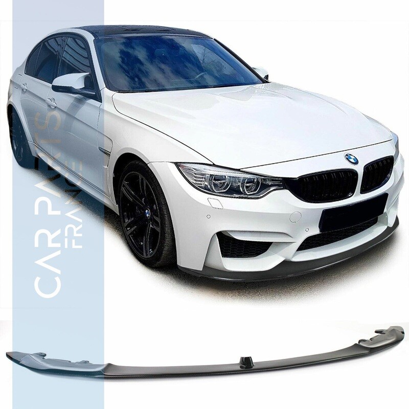 Lame de Pare-chocs avant en véritable carbone pour BMW Série 3 e 4 M3 F80 M4 F82 look Performance