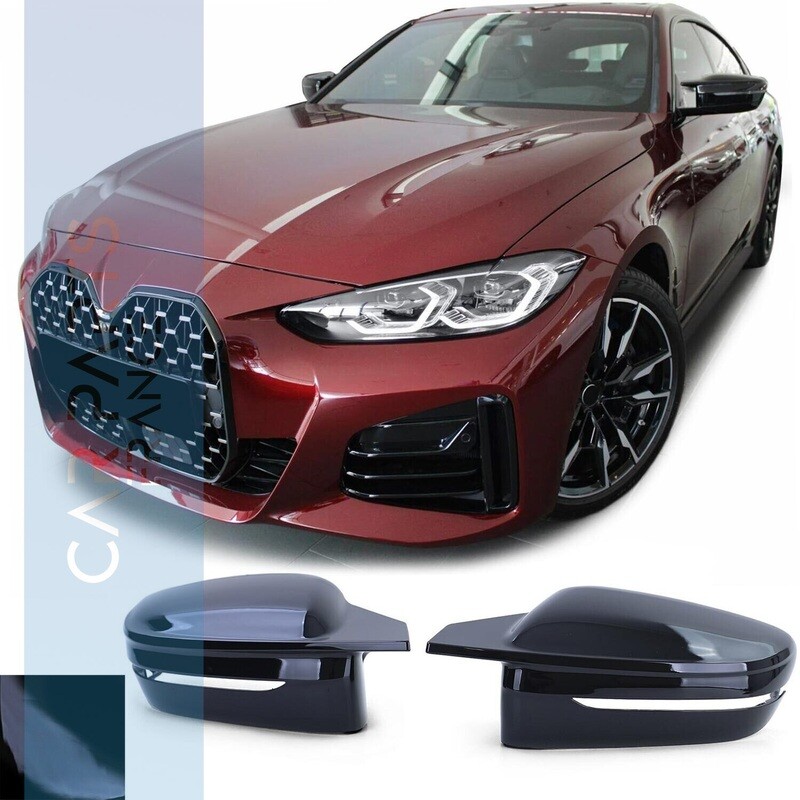 Coques de rétroviseurs M4 noir brillant pour BMW Série 4 G22 G23 à partir de 2020