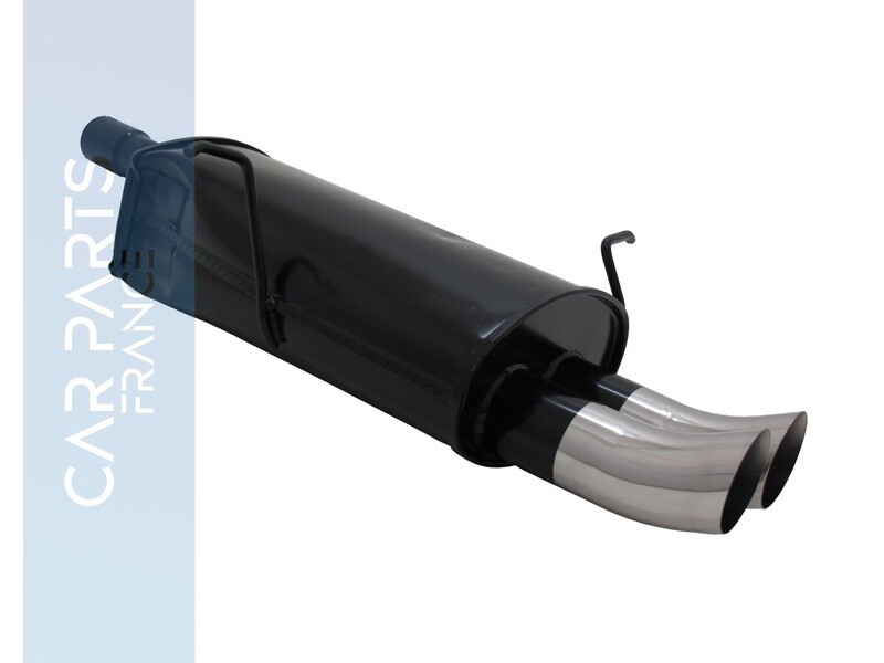 Silencieux / Pot d'échappement 2x76mm pour BMW Série 3 E46 1998 - 2000