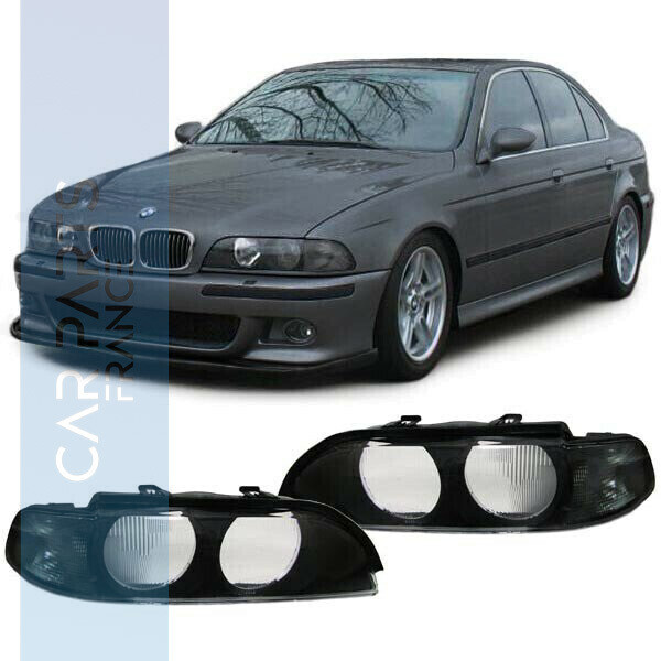 Verres d'optique / vitres de phare avant pour BMW Série 5 E39 1995-2000