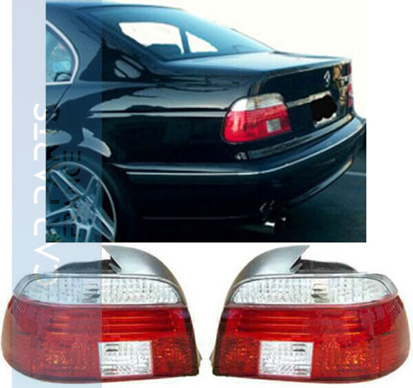 Feux arrière rouge blanc pour BMW E39 Berline 1995-2000