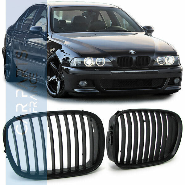 Calandre / Grille pour BMW Série 5 E39 1995-2000 noir mat