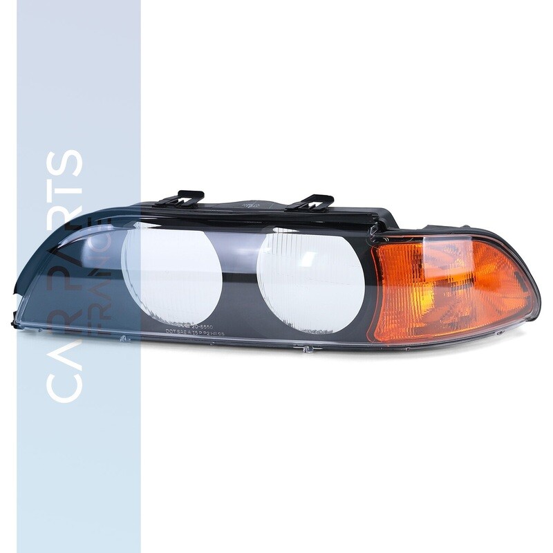 Verre de phare TYC avant gauche pour BMW Série 5 E39 1995 - 2004