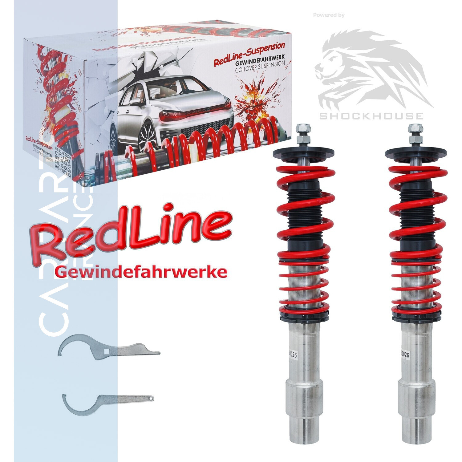 Combinés filetés / Coilovers Redline pour BMW Série 5 E39 1997-2003