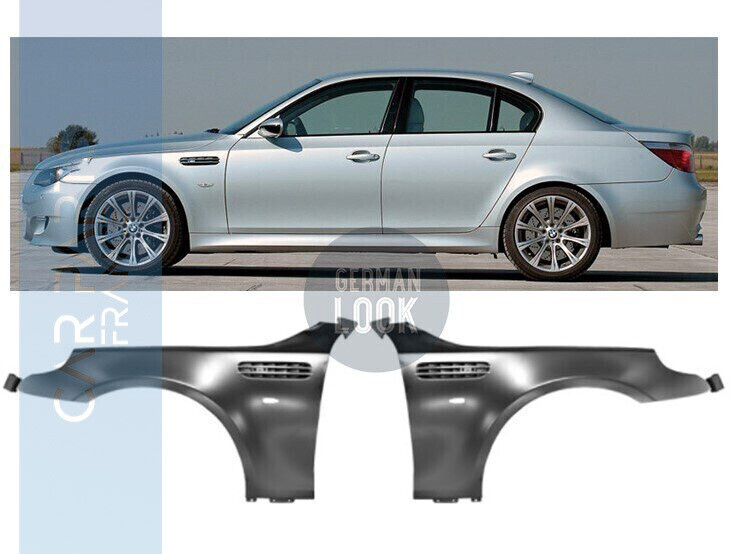 2 Ailes Look M5 pour BMW Série 5 E60 E61 de 2003-2010