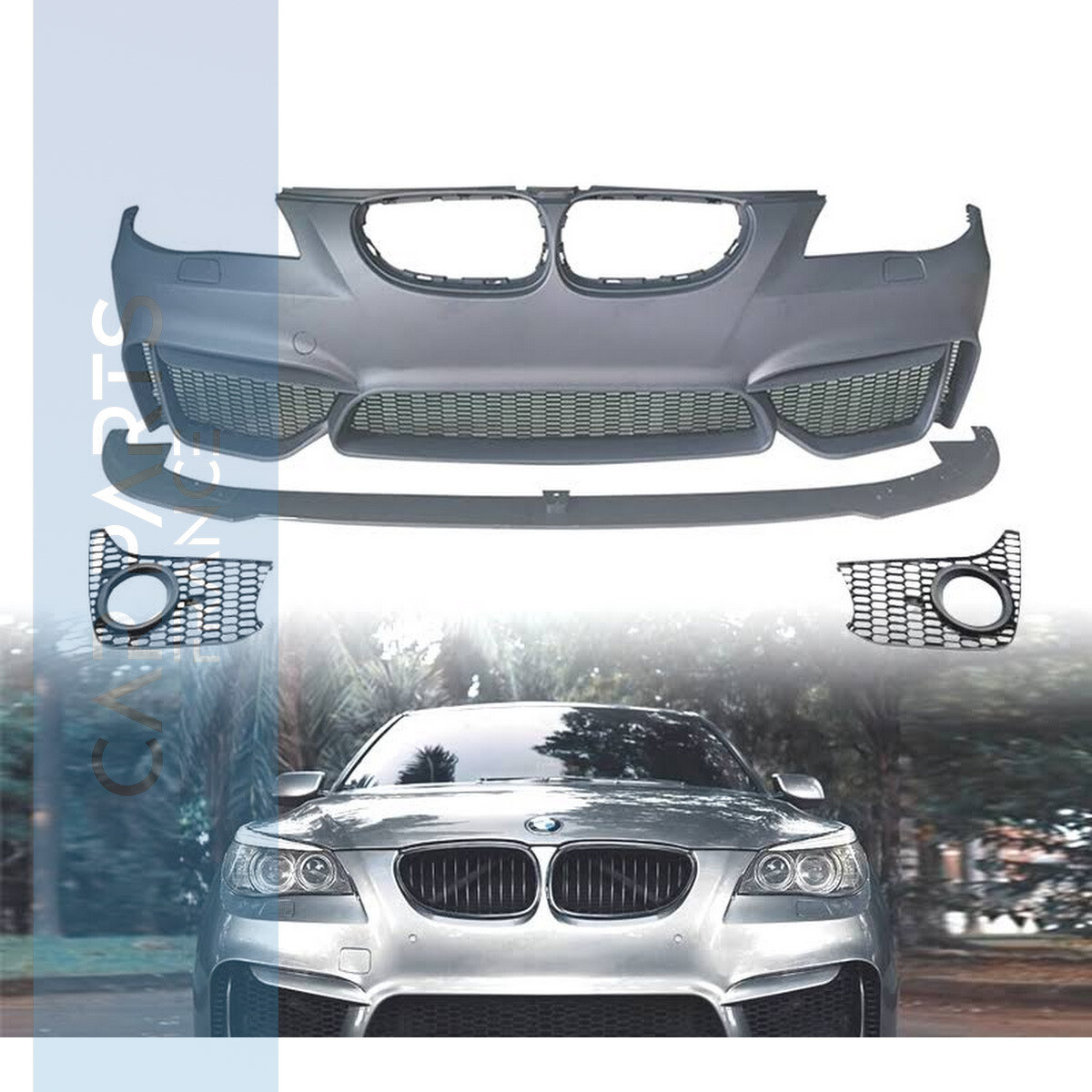 Pare-chocs avant Look M4 pour BMW Série 5 E60 E61 de 2003-2010
