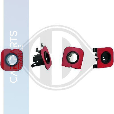 4 Supports de PDC de pare-chocs pour BMW Série 5 E60 E61 Pack M et M5 24MM