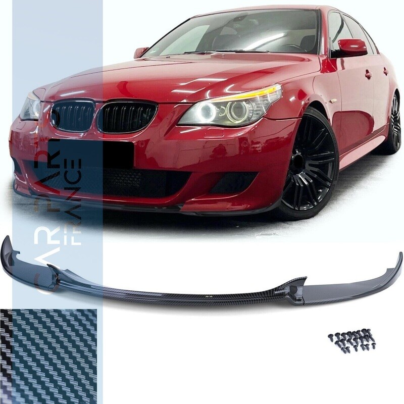 Lame de pare-choc M5 pour BMW Série 5 E60 E61 2003-2010 - look carbone