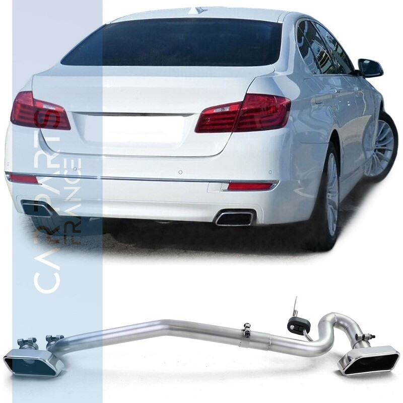 kit d'échappement duplex look 550 pour BMW Série 5 F10 F11 520 523 525 528 530