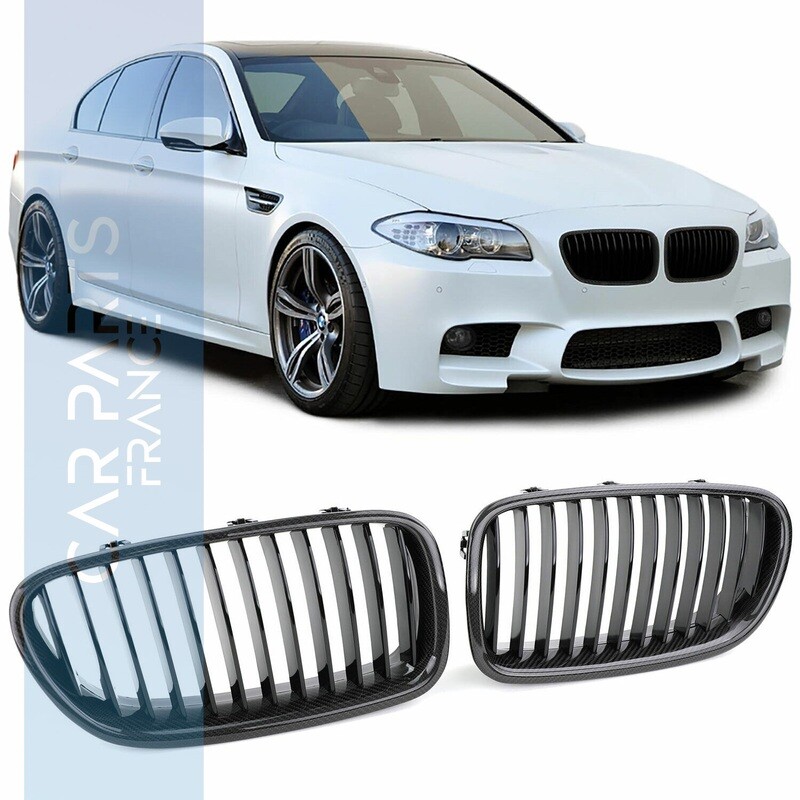 Calandre / Grille​ Sport Look noir carbone pour BMW Série 5 F10 F11 2010 - 2017