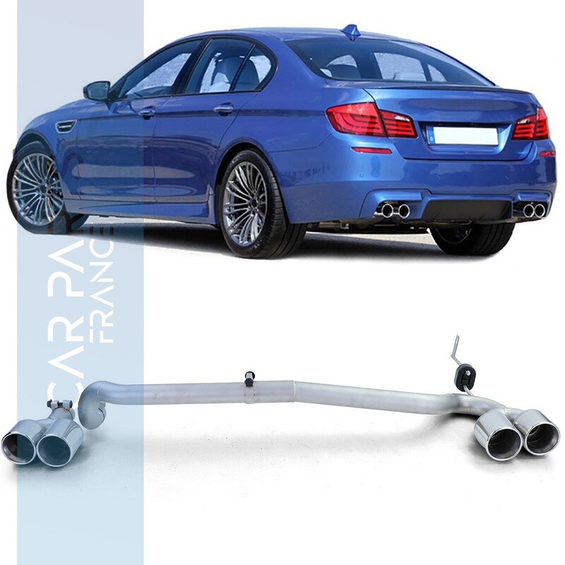 kit d'échappement duplex look M5 pour BMW Série 5 F10 F11 520 523 525 528 530