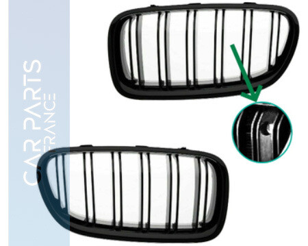Calandre / Grille double lame Look Pack M Performance pour BMW F10 F11
