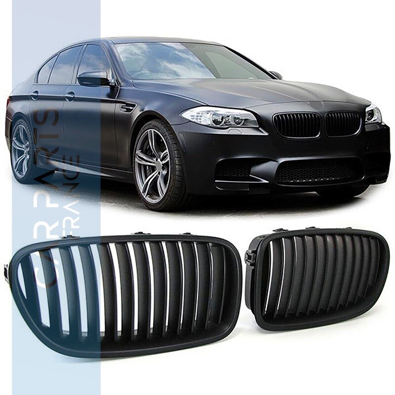 Calandre / Grille pour BMW Série 5 F10 / F11 noir mat