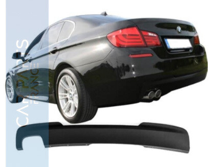 Diffuseur de pare-chocs arrière Pack M noir mat pour BMW Série 5 F10 F11