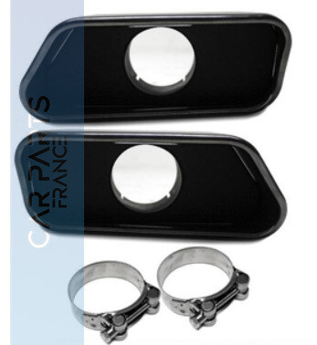 Embouts de silencieux d'échappement look Pack M Performance pour BMW F10 F11