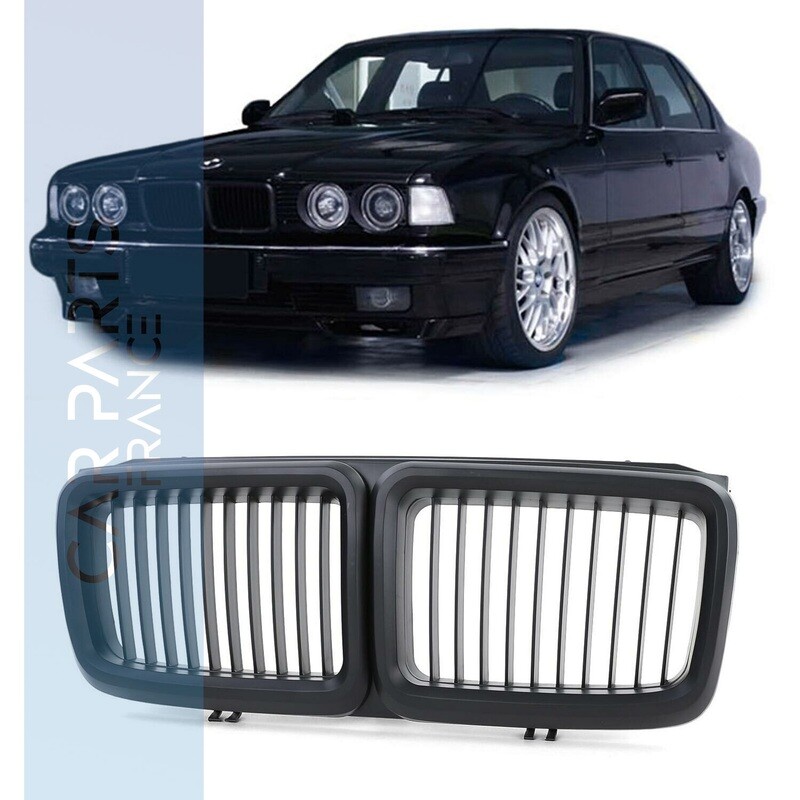 Calandre / Grille​ Sport Look noir mat pour BMW Série 7 E32 1886 - 1994