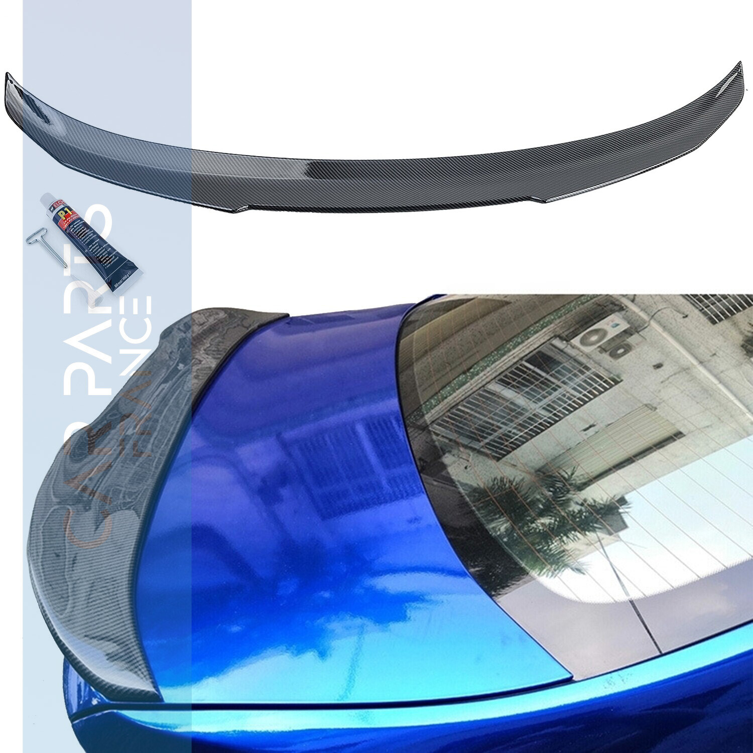 Becquet de coffre pour BMW Série 5 G30 G38 F90 M5 look M4 - carbone