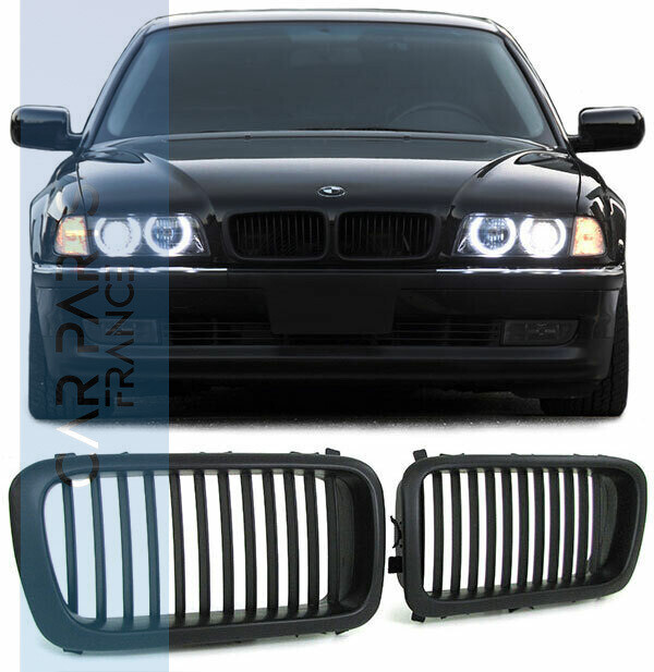 Calandre / Grille pour BMW Série 7 E38 noir mat 1994 - 2001