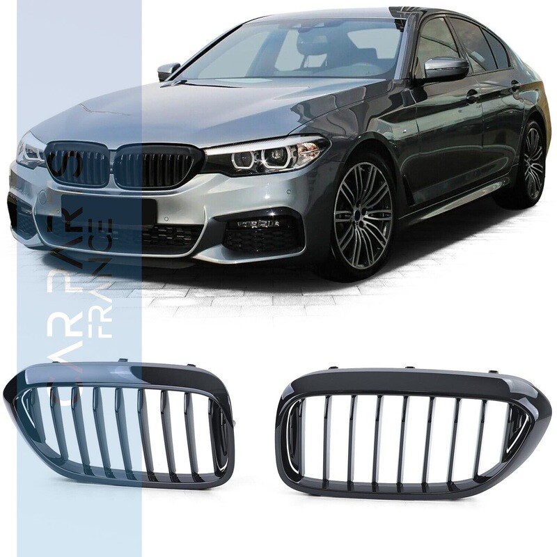 Grilles / Calandres noir brillant  pour BMW Série 5 G30 G31 G38