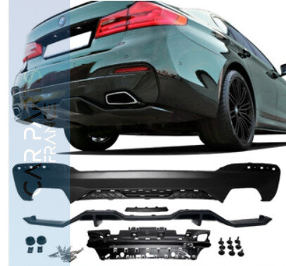 Diffuseur de pare-chocs arrière look pour BMW Série 5 G30 G31 Pack M