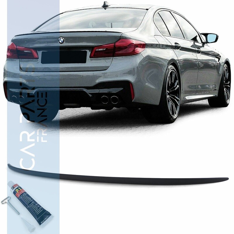 Becquet de coffre pour BMW Série 5 G30 G38 noir mat
