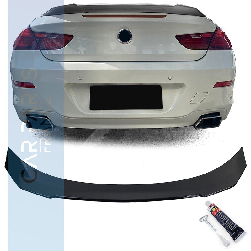 Becquet arrière pour BMW Série 6 F12 F13 2011-2018  noir brillant