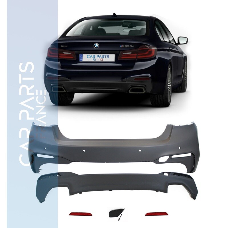Pare-chocs arrière pour BMW Série 5 G30 Pack M