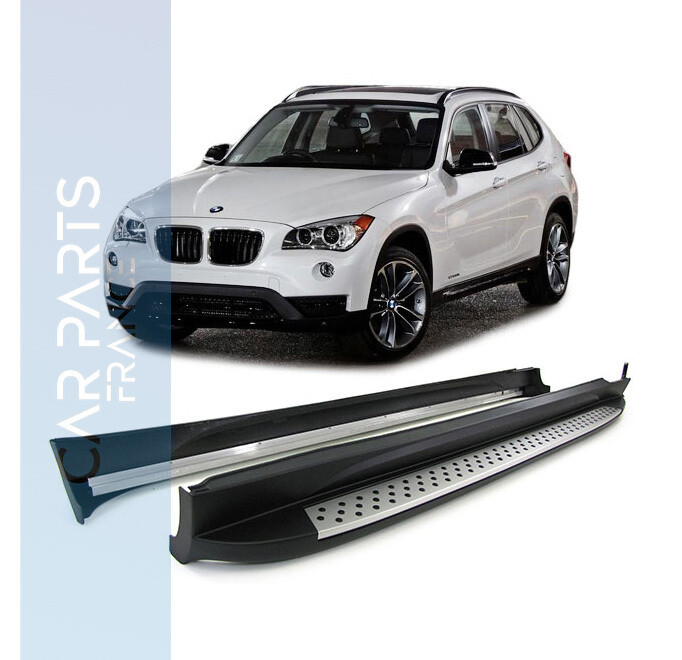 Marchepieds en Aluminium Brossé pour BMW X1 E84 2009 - 2015