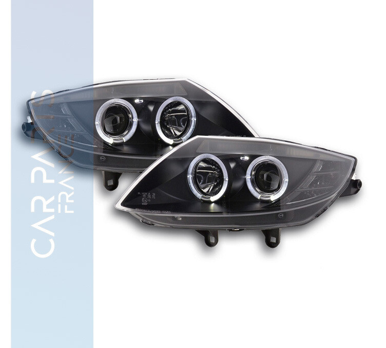 Paire de phares avant Angel Eyes pour BMW Z4 E85 E86 2003 - 2008