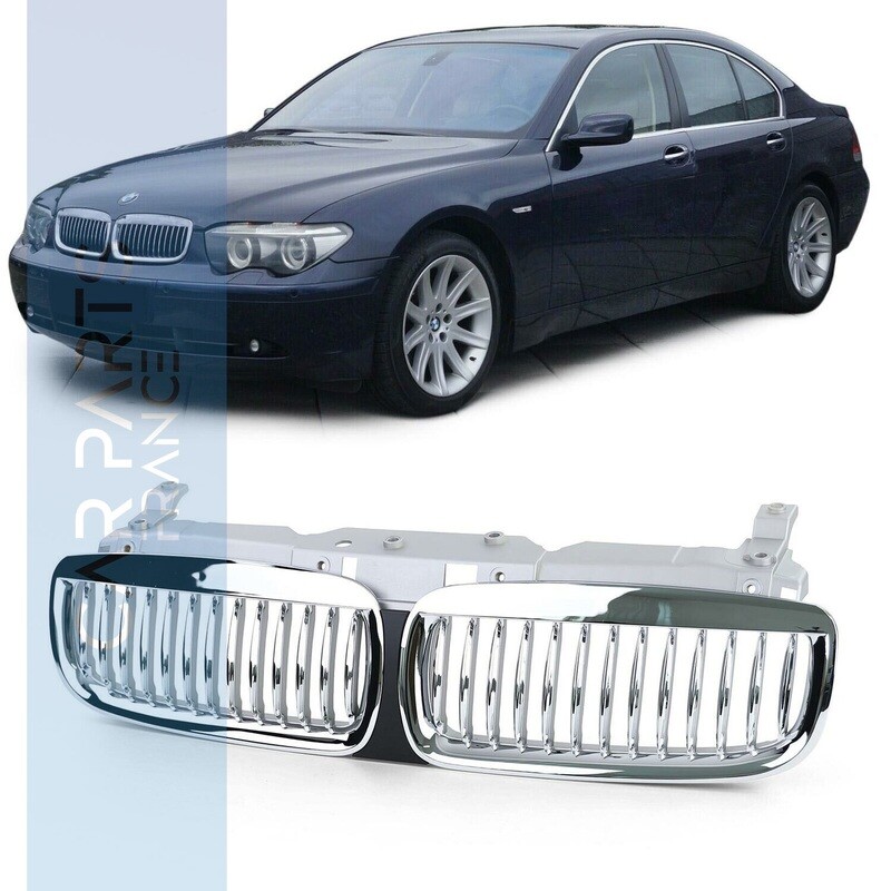 Calandre / Grille​ Sport Look chromé pour BMW Série 7 E65 2001 - 2005