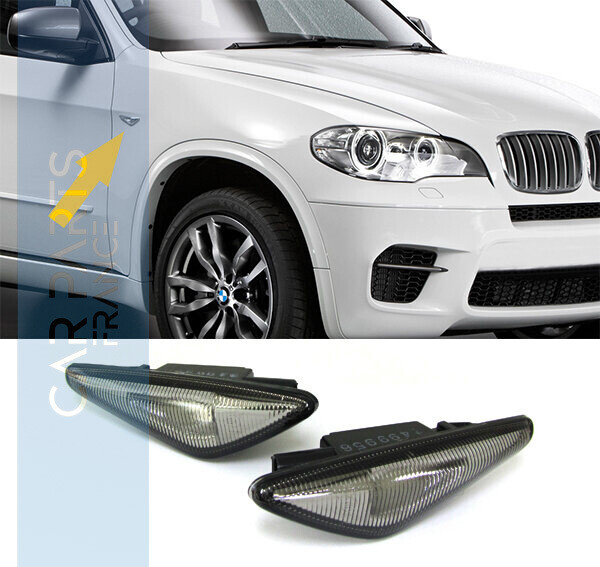 Paire de clignotants latéraux à LED pour Bmw X3 + X5 + X6