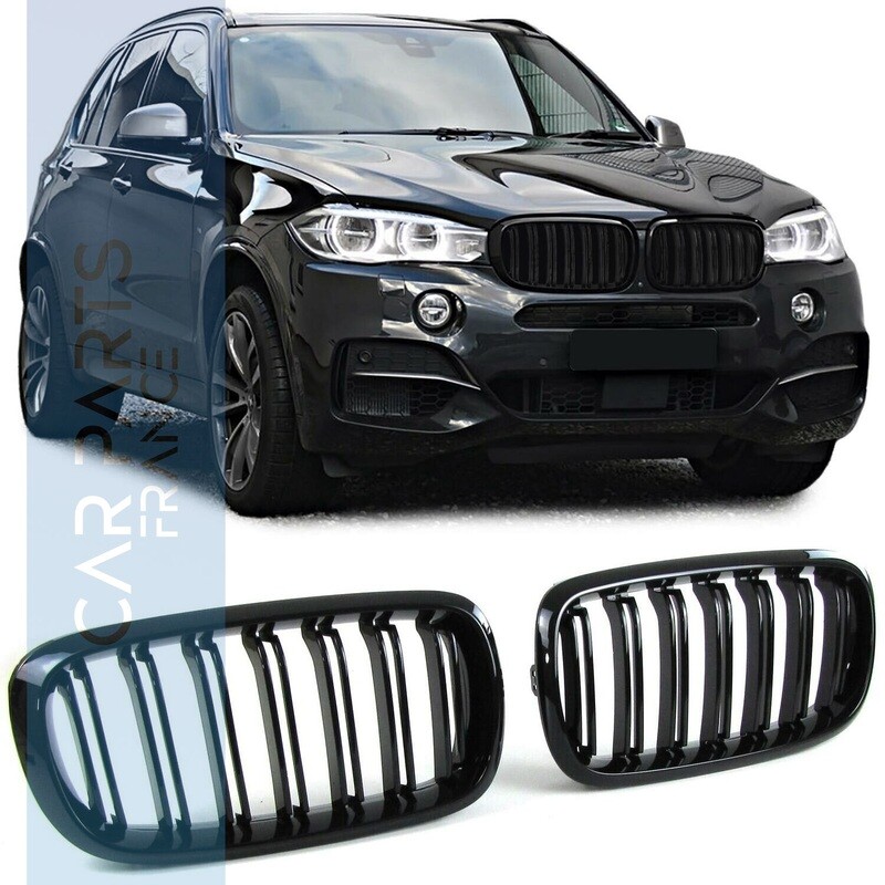 Calandre / Grille double lame Look Pack M Performance pour BMW X5 F15 2013 - 2018 X6 F16