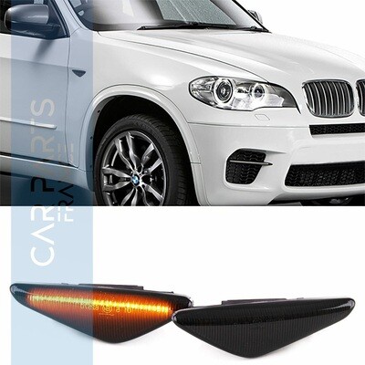 Paire de clignotants latéraux dynamiques à LED pour Bmw X5 + X6 + X3