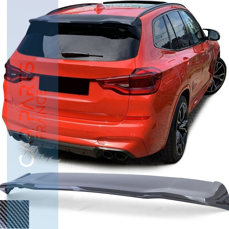 Casquette / Lame de coffre pour BMW X3 G01 après 2017 - Look carbone