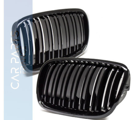 Calandre / Grille double lâme Look Pack M Performance pour BMW X5 E70 + X6 E71 E72