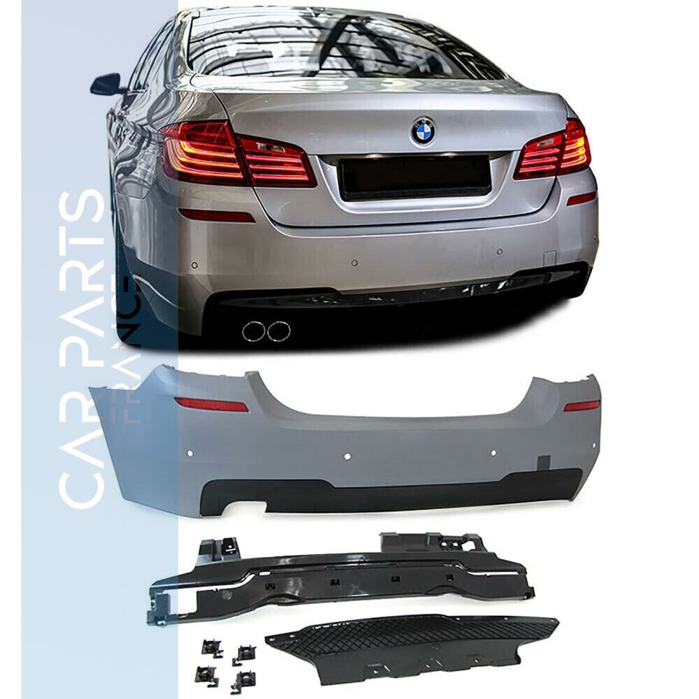 Pare-chocs arrière pour BMW Série 5 F10 Look Pack M Avec trous PDC Phase 2
