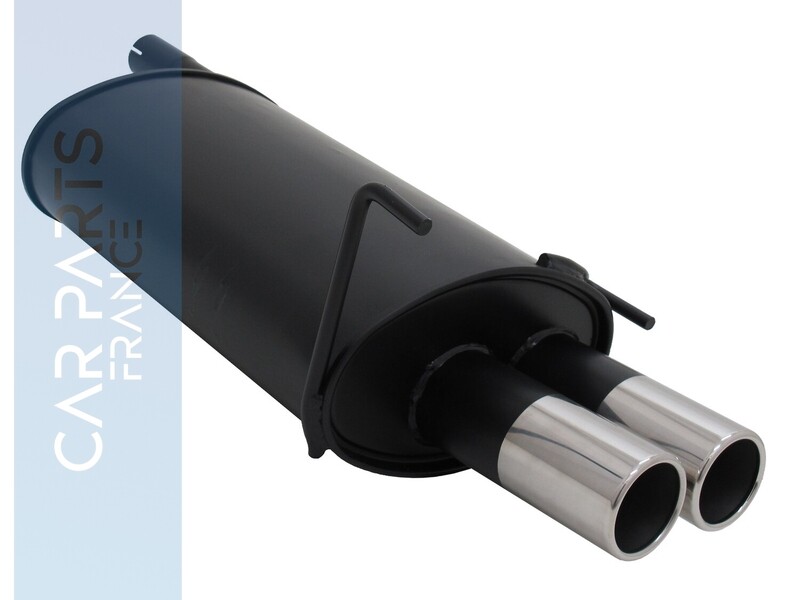 Silencieux / Pot d'échappement 2x76mm pour Mercedes Classe C W202 1993 - 2000