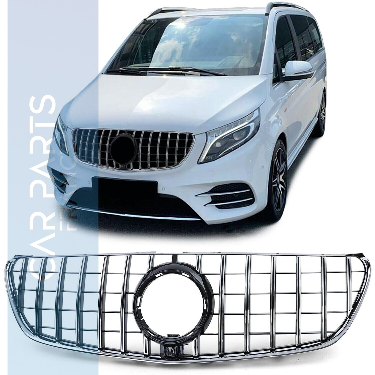 Calandre / Grille Look AMG pour Mercedes Classe V Vito W447 2014 - 2019