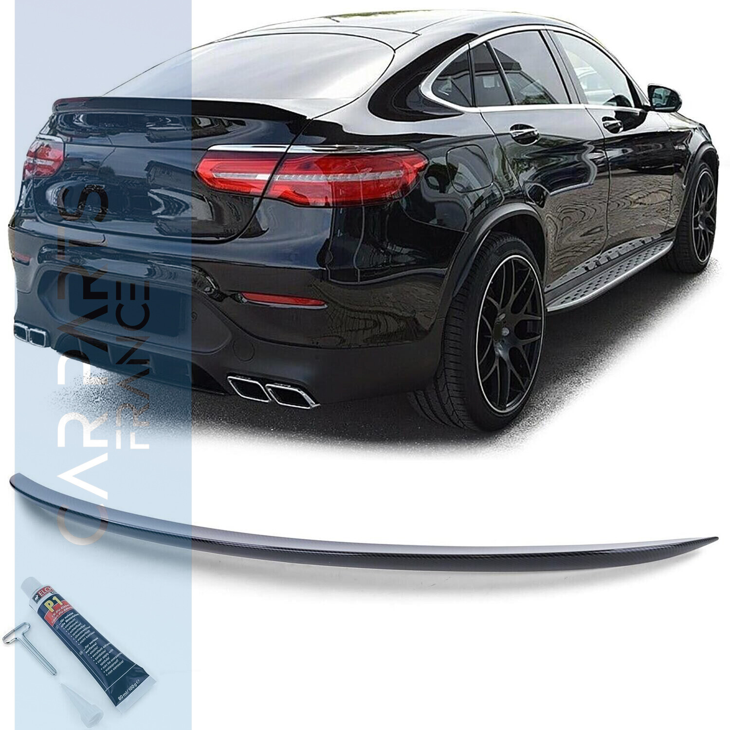 Becquet / Aileron / Lame de coffre Sport Look pour Mercedes GLC C253 2016 - 2019