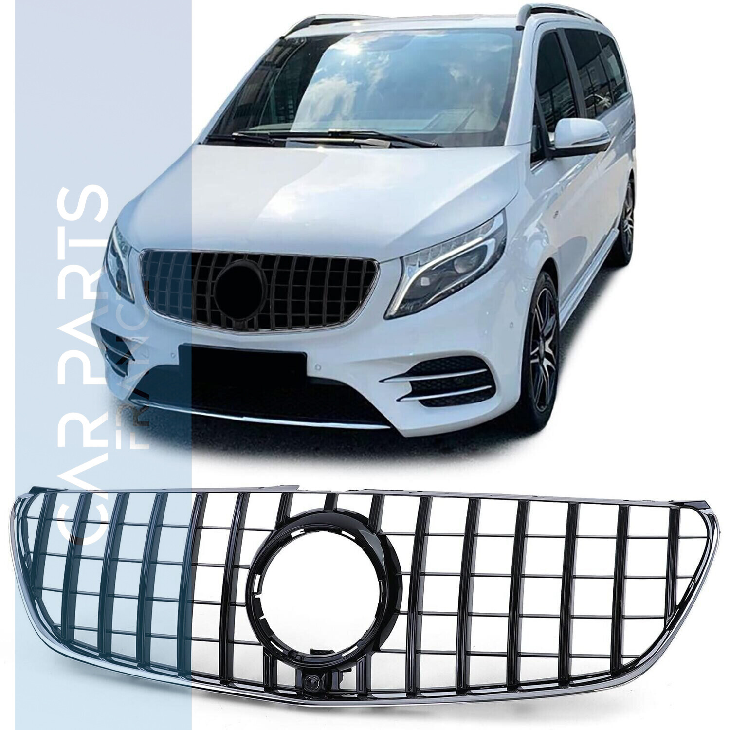 Calandre / Grille Look AMG pour Mercedes Classe V Vito W447 2014 - 2019
