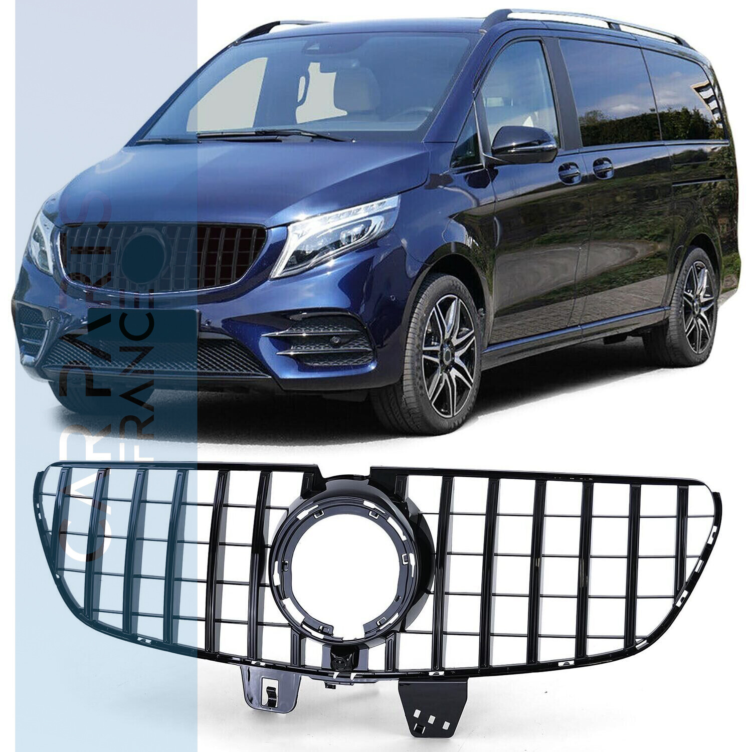 Calandre / Grille Look AMG pour Mercedes Classe V Vito W447 à partir de 2019
